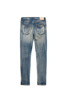 Jeans skinny personnalisés de haute qualité pour hommes Jeans bleu clair abîmés