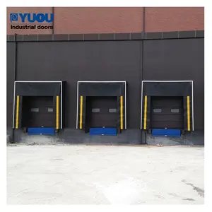 Depo fabrika ticari düşük maliyetli endüstriyel kesit Pvc geri çekilebilir konteyner otomatik mekanik Dock barınaklar
