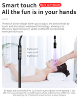 Lámpara UV LED para Pestañas con Control Táctil, Lámpara UV para Salón de Belleza, Secado Rápido en 0.5s, Luz LED para Extensión de Pestañas