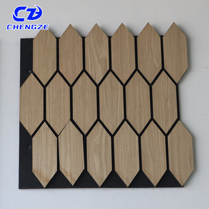 <span class=keywords><strong>Panneaux</strong></span> muraux acoustiques en <span class=keywords><strong>bois</strong></span> à lattes de design moderne, <span class=keywords><strong>panneaux</strong></span> absorbants le son carrés <span class=keywords><strong>pour</strong></span> une réduction efficace du bruit - Product Image 5