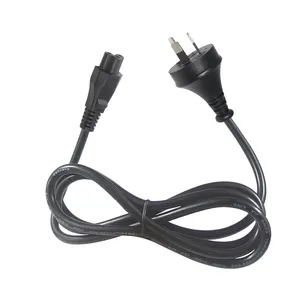 240v 1M 2M Australia 3pin Plug to IEC C5 Clover leaf PC Desktop Monitor AC Power Supply Cable