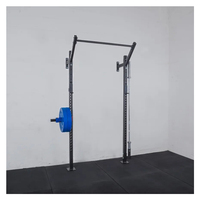 Paire de supports de plaques de poids - Convient aux racks de puissance de 2 x 2 po et 3 x 3 po, pour un rangement et une organisation sécurisés des plaques de poids
