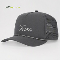 Nouvelle Casquette de Baseball Personnalisée à 6 Panneaux en Nylon avec Logo en Silicone Découpé au Laser, Trous Respirants et Séchage Rapide pour l'Extérieur