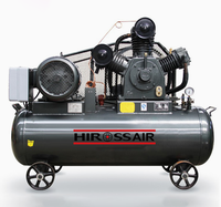 Compresseur d'air électrique portable mini professionnel 4,5 Kw 6Hp 100L sans huile silencieux