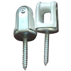 Aislador de porcelana de valla eléctrica, tornillo hueco 802-4 - Product Image 1