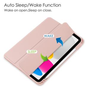 Funda Transparente con Función de Activación/Suspensión Automática para Tablet iPad 10.9 10.2 9.7 10.5, con Soporte, Cubierta de PU para Samsung A8 A9 Plus S6 S7 Lite - Product Image 2
