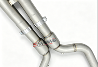Tuyau d'échappement intermédiaire personnalisé en usine pour BMW M5 F10 F15 M6 F06 F12 F13 F90 S63 4.4T Voiture de course en acier inoxydable 304