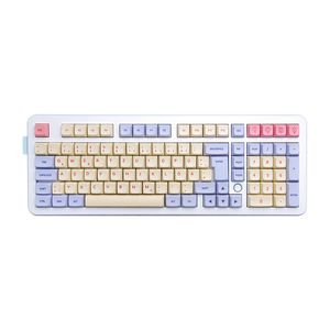Teclado mecánico para juegos Ultra98, diseño <span class=keywords><strong>QWERTZ</strong></span>/ISO alemán, soporte tri-modo, teclado personalizado OEM/ODM para ES/SE/CH/UA/BE/DE/FI/GR - Product Image 1