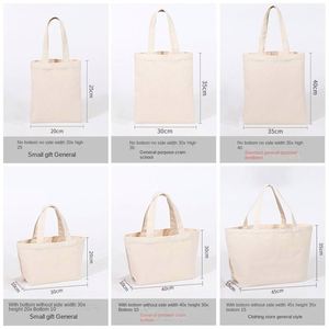 Bolsa de Lona Blanca Personalizable de Fábrica para Pintar a Mano, con Espacio en Blanco para Diseño DIY, para Uso Industrial y Agrícola, con Logotipo Impreso - Product Image 2