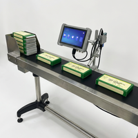 Machine de séparation automatique et de codage par lots, imprimante jet d'encre TIJ pour la ligne d'impression de codes de date sur cartons, feuilles et sachets plats