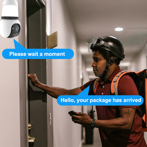 Smart Graffiti Bulb <b>Camera</b> 1080p Night Vision Voice Intercom App Control Home <b>Security</b> Surveillance <b>Light</b> - Product Image 1