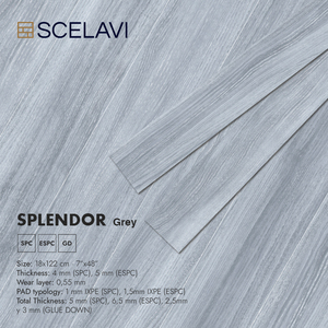 Luxury 4mm SPC Flooring Embossed Texture <strong>Click</strong> Installation Wood Color Vinyl Tiles Wood Plastic <strong>Floor</strong> Tiles Luxury <strong>Click</strong> - Product Image 2
