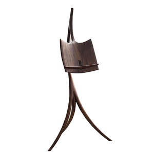 Support de notes de musique en bois portable personnalisable Support pliant de musique de concert avec style design Art déco - Product Image 1