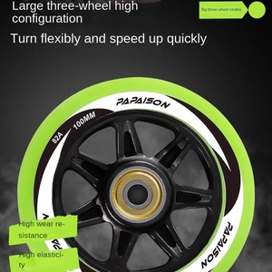<span class=keywords><strong>Patines</strong></span> <span class=keywords><strong>de</strong></span> <span class=keywords><strong>Ruedas</strong></span> Grandes <span class=keywords><strong>de</strong></span> <span class=keywords><strong>Tres</strong></span> <span class=keywords><strong>Ruedas</strong></span> <span class=keywords><strong>de</strong></span> Una Sola Fila PAPAISON para Principiantes, Adultos, Profesionales, <span class=keywords><strong>de</strong></span> Carreras, al por Mayor, EVA, PU, PP - Product Image 2