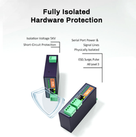 Convertidor de Serie Dual a Ethernet RS485 RS232 Compatible con MQTT Modbus RTU Modbus TCP Industrial IoT HUAIOT E602 con 2 Años de Garantía