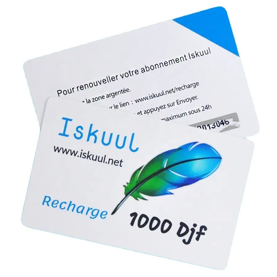 Benutzer definierter Druck PVC Magnetst reifen Kratzer Barcode-Karten punkte Supermarkt Club Mitgliedschaft Geschenk Visitenkarte
