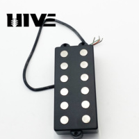 HIVE Hot-selling Practical Bass, Open Type PB Bass 6-string Double Coil Pickup for Electric Bass Guitar Accessories