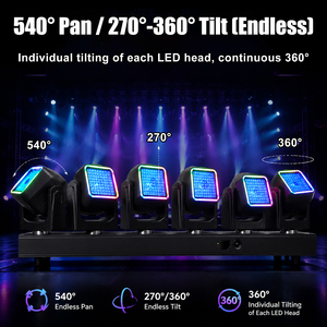 ไฟส่องเวทีแบบเคลื่อนย้ายได้ 6x60W RGBW 4in1 DMX512 <span class=keywords><strong>Tornado</strong></span> Beam Wash สำหรับงานแต่งงาน งานอีเว้นท์ ให้เช่า ทัวร์คอนเสิร์ต ผลิตจากโรงงานโดยตรง รับสั่งทำพิเศษ - Product Image 4