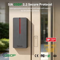 Lecteur de cartes de contrôle d'accès tout métal OSDP RS485 Wiegand 125kHz EM HID 13.56MHz Mifare NFC DESFire IP65 Anti-effraction Étanche