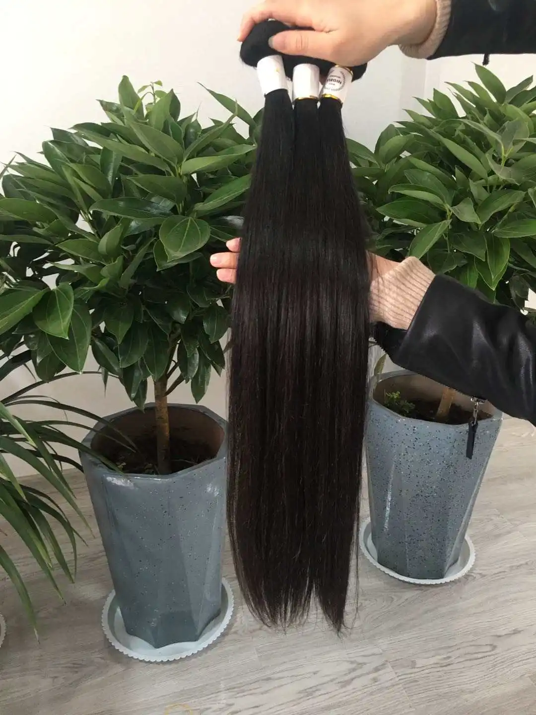 32 34 36 38 Pacotes de tecelagem de cabelo reto indiano malaio, 100% 10A cabelo humano peruano longo virgem brasileiro 40 polegadas