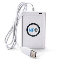 Lecteur RFID NFC blanc, carte intelligente, communication USB, ISO14443A/B, lecteur HF RIFD ACR122U