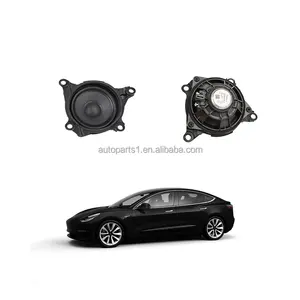 Toptan oto parçaları sol sis işık lambası araba ses hoparlör Tesla modeli 3 2017 - 2020 için ön Dash paneli sağ hoparlör