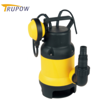 Pompe de drainage submersible automatique haute capacité 550W en plastique avec interrupteur à flotteur pour l'évacuation des eaux de crue et des bassins