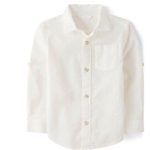 Chemises habillées à manches longues pour garçons blancs classiques 6-12 ans garçons hommes à manches longues coton enfants boutonné Oxford tenue décontractée <span class=keywords><strong>chemise</strong></span> - Product Image 6