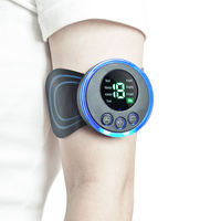Ensemble de patchs de massage corporel rechargeables avec écran numérique, compact et portable, pour le cou, le dos, les épaules, utilisation à domicile
