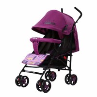 Chine Cadre de haute qualité pliant Multi couleur Oxofrd tissu bébé parapluie poignée poussette