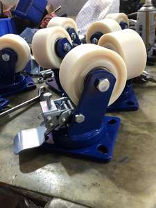 WBD 200mm super schwere drehbare Nylon rolle 1000kg Hochleistungs-Lenkrad - Product Image 4