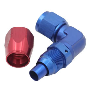 Durable Anodized Aluminum Hose <strong>Fittings</strong> Collection For Performance Vehicles Featuring Diverse Bends - Product Image 4