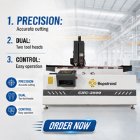 Machine de perçage et de fraisage CNC pour profilés en aluminium avec changement d'outil automatique, moteur 380V 9.5KW pour la fabrication de fenêtres et de portes en aluminium