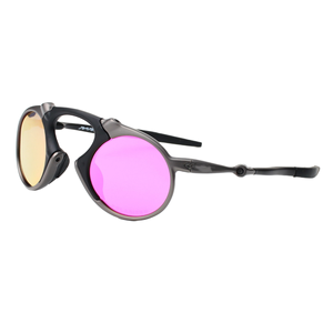 Fashion Design Round Frame <b>Retro</b> Polarized Full Rim <b>Sunglasses</b> UV400 Outdoor Sports Cycling Travel Climbing & Mountaineering - Product Image 1