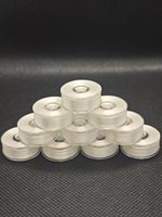 Bobines pré-enroulées en polyester haute ténacité blanc 75D/2 60WT taille A pour machine à broder Brother – Vente en gros