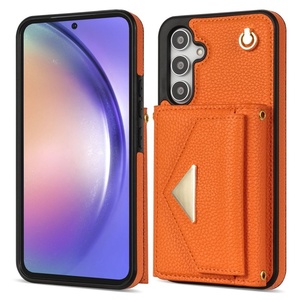7 Cartes Fente Sac À Main En Cuir Téléphone étui pour <span class=keywords><strong>samsung</strong></span> <span class=keywords><strong>A51</strong></span> 4G A12 5G A52 A53 A13 A04S M13 A54 A14 Lanière Sangle Portefeuille Stand Couverture - Product Image 1