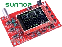 Kit de Osciloscopio, Osciloscopio Digital de Bolsillo TFT de 2.4 Pulgadas, Kit de Piezas DIY, Juego de Aprendizaje Electrónico con Componentes SMD Soldados