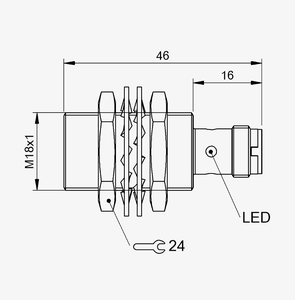 Capteur de proximité inductif d'origine B-ALLUFF BES05ER BES M18ME-PSC12B-S04G PNP NO 12mm IP68 en stock - Product Image 1