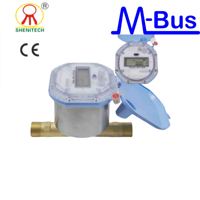 Compteur d'eau à ultrasons M-Bus/RS485/Modbus, débitmètre intelligent multi-protocoles avec affichage numérique et vanne