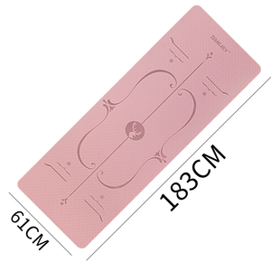 Precio competitivo directo de fábrica para soluciones versátiles y portátiles de fitness: tapete de yoga de TPE - Product Image 6