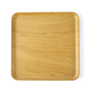 ถาดเสิร์ฟลายไม้ 36x36 ซม. สี่เหลี่ยม สไตล์ญี่ปุ่น สำหรับชา ของหวาน ซูชิ - Product Image 3