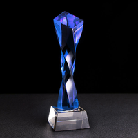 Trophée en cristal personnalisé, souvenirs de compétition, trophée en cristal coloré, impression UV couleur personnalisée, trophée de récompense, gravure minimaliste