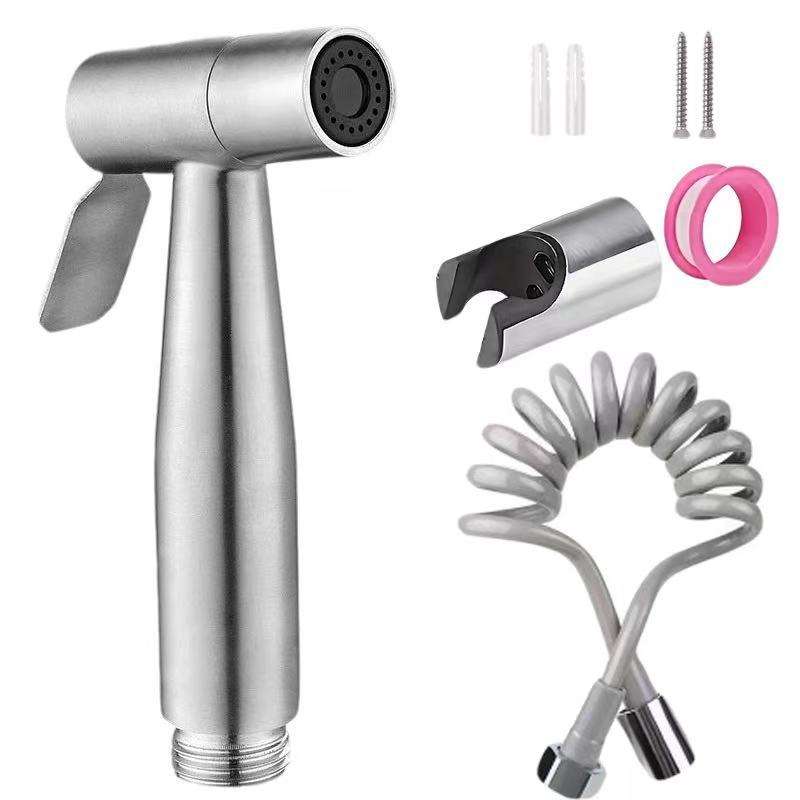 Silver-gray three-piece set (1.5-meter telescopic spring tube)