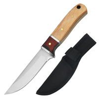 Pisau Lipat Baja 3Cr13 Gagang Kayu untuk Berkemah di Luar Ruangan, Kualitas DIY, Grosir Kustom, 2.5mm 16cm