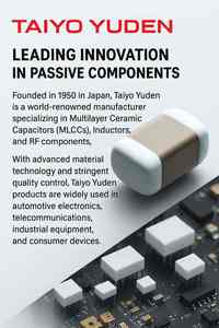 Condensateur céramique multicouche TAIYO YUDEN d'origine, taille 1210/3225, tolérance de 10 %, 50 V, boîtier SMD MSASU32MAB7106KPNA01 - Product Image 5