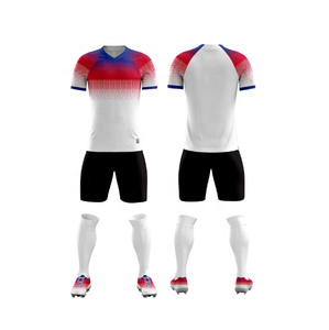 Abbigliamento da <span class=keywords><strong>calcio</strong></span> Kit sportivo traspirante ad asciugatura rapida Set vuoto sport personalizzati all'ingrosso Blank uniforme de soccer - Product Image 1