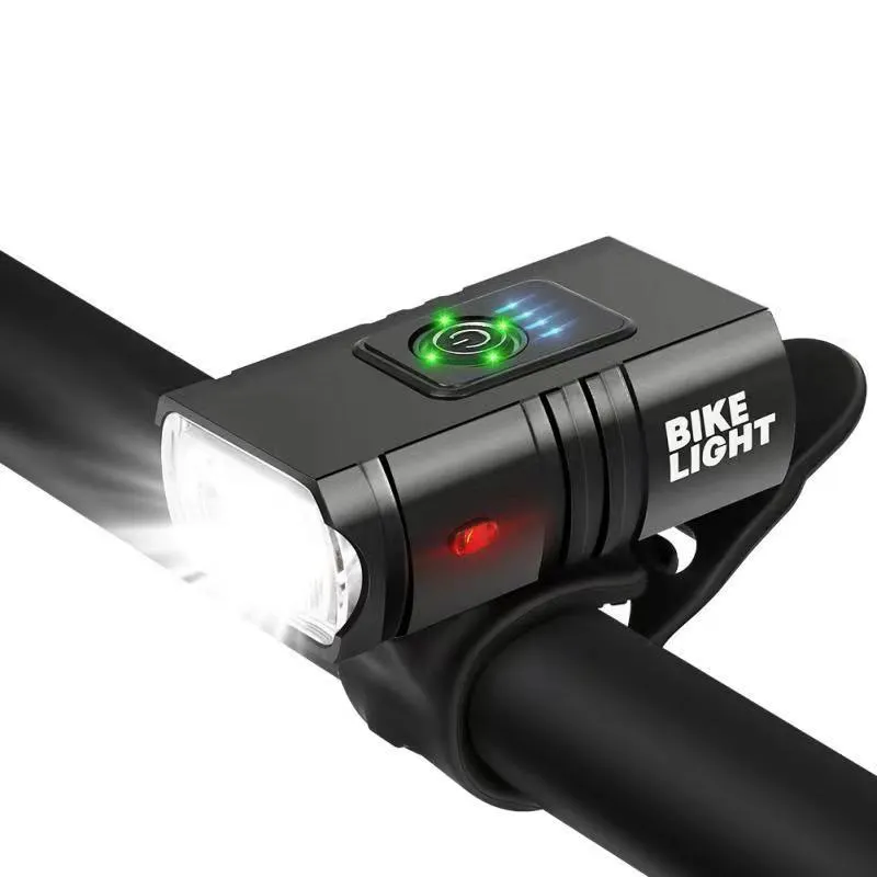 CJ642 USB ricaricabili fari per bicicletta impermeabile luce anteriore per bici da ciclismo accessori per bicicletta