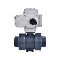 Vanne à boisseau sphérique électrique proportionnelle anti-corrosion 4~20mA 0~10V RS485 pour résoudre les problèmes de contrôle automatique des conduites acides et alcalines