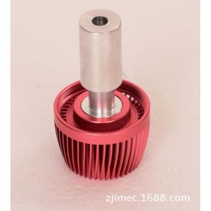 Nouveau type de dissipateur thermique en alliage d'aluminium moulé à froid, rond, brossé argenté, solution de refroidissement LED, vente en gros - Product Image 4