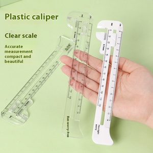 Mini herramienta de grado Industrial de alta precisión de 0-120mm, calibrador Vernier de plástico y Regla de medición al por mayor para estudiantes - Product Image 2